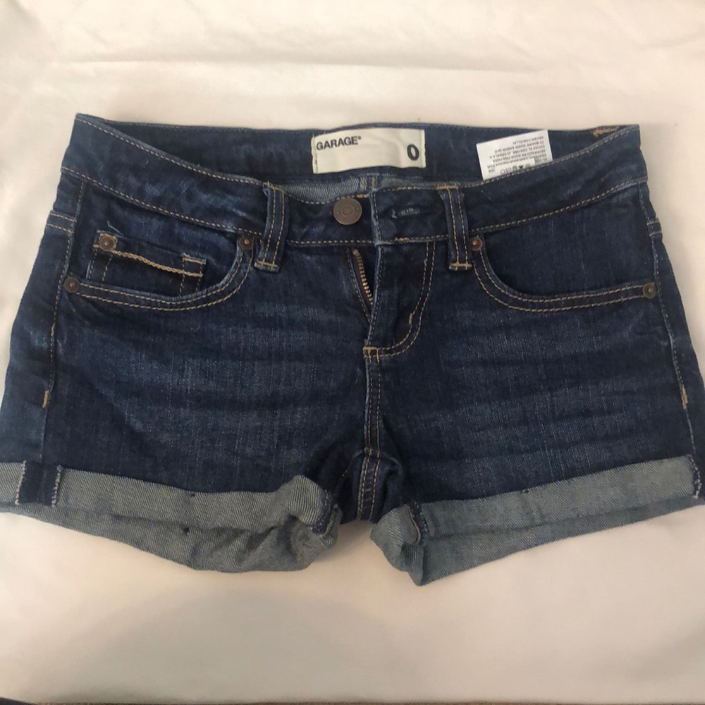 Denim shorts